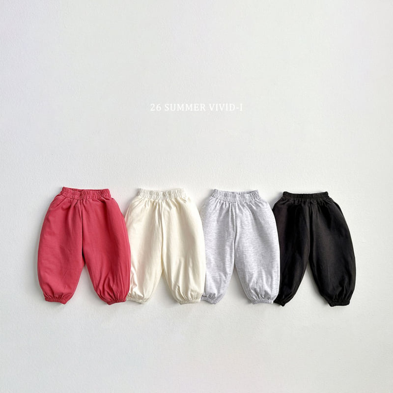 Vivid I - Korean Children Fashion - #kidsshorts - Heart Jogger Pants - 3