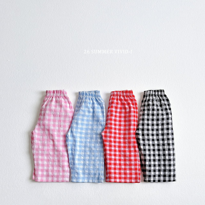 Vivid I - Korean Children Fashion - #kidsstore - Check Pants