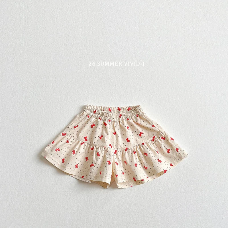 Vivid I - Korean Children Fashion - #kidsshorts - Flare Skort - 4