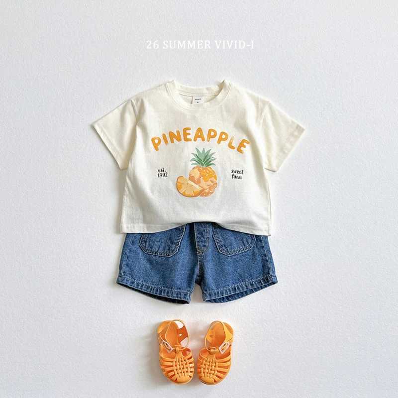 Vivid I - Korean Children Fashion - #kidsstore - Slub Pocket Denim Shorts - 11
