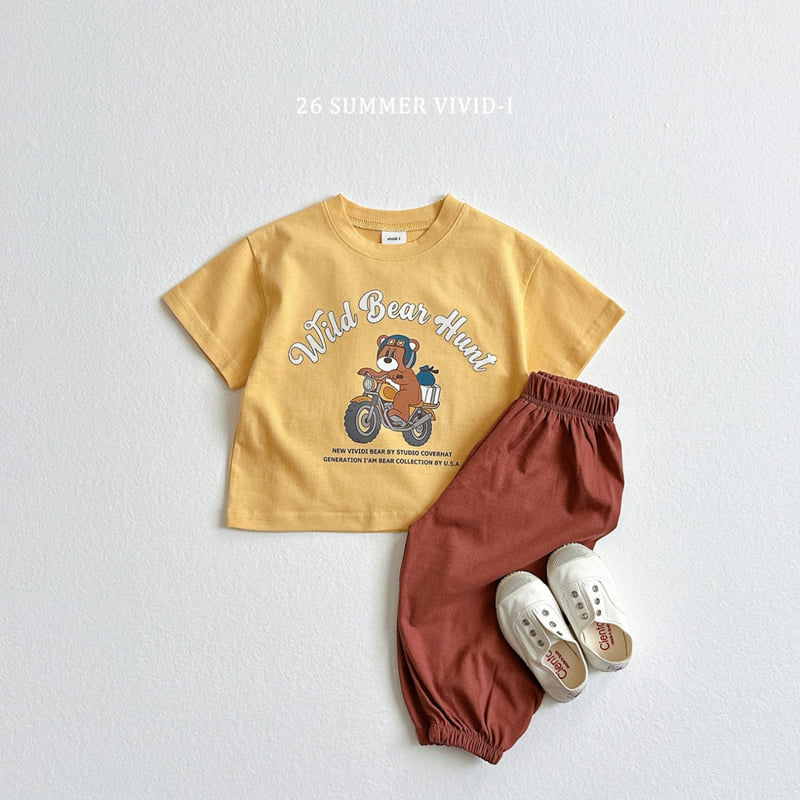 Vivid I - Korean Children Fashion - #kidsstore - Bike Bear Set - 8
