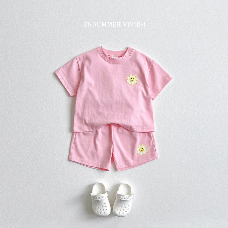 Vivid I - Korean Children Fashion - #kidsstore - Smile Embossed Set - 7