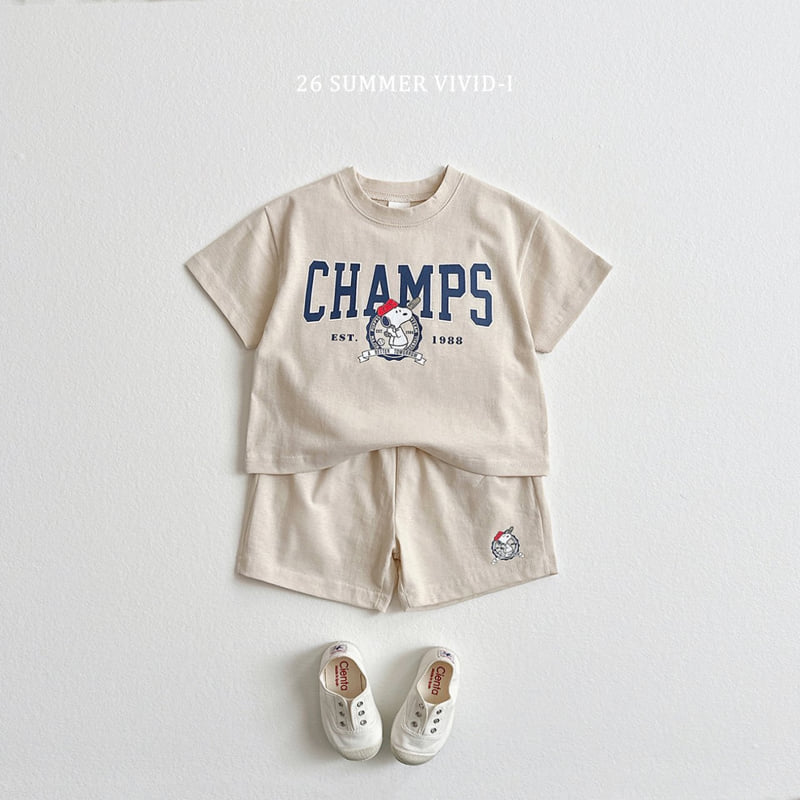 Vivid I - Korean Children Fashion - #kidsstore - Baseball Champs Set - 5
