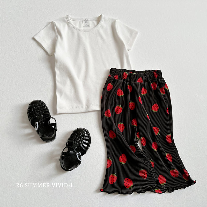 Vivid I - Korean Children Fashion - #kidzfashiontrend - Pastel Ribbed Tee - 10