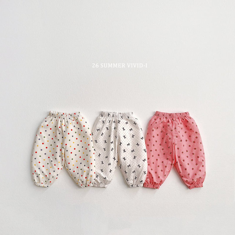 Vivid I - Korean Children Fashion - #kidsstore - Summer Pattern Loose Pants - 4