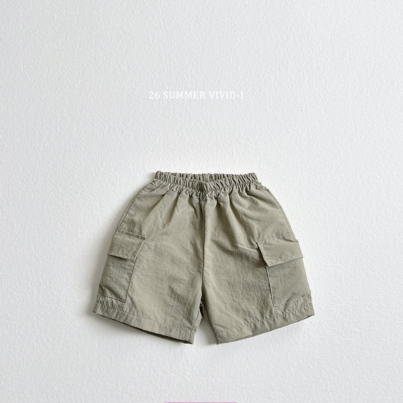 Vivid I - Korean Children Fashion - #kidsstore - Nylon Cargo Shorts - 4