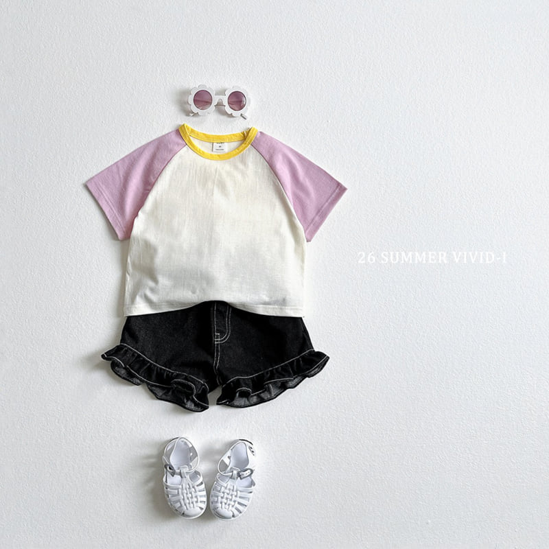 Vivid I - Korean Children Fashion - #kidzfashiontrend - Essential Raglan Short Sleeve Tee - 11