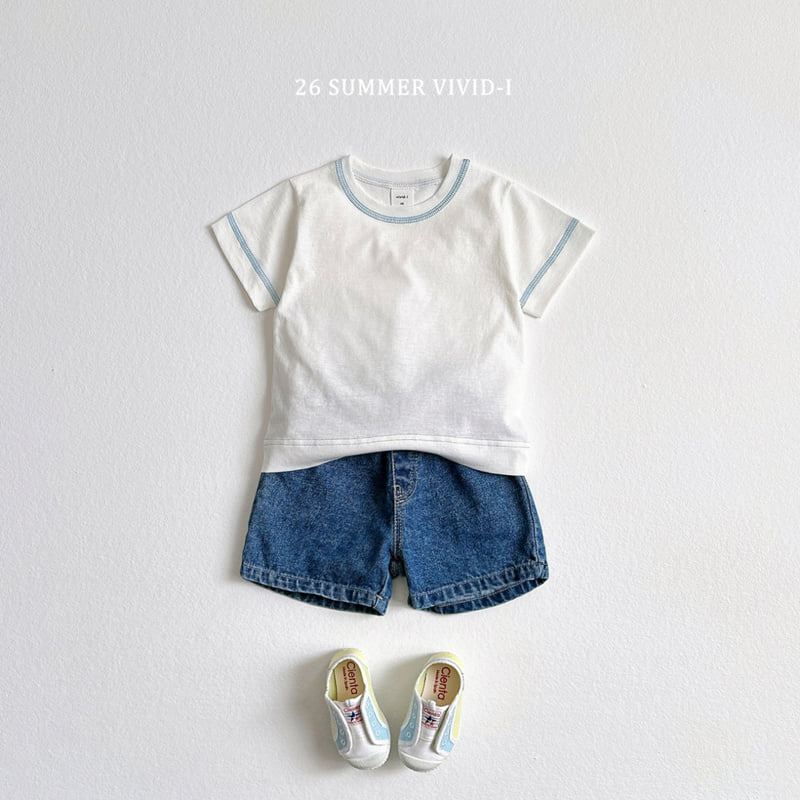 Vivid I - Korean Children Fashion - #kidzfashiontrend - Silket Rib Short Sleeve Tee - 10