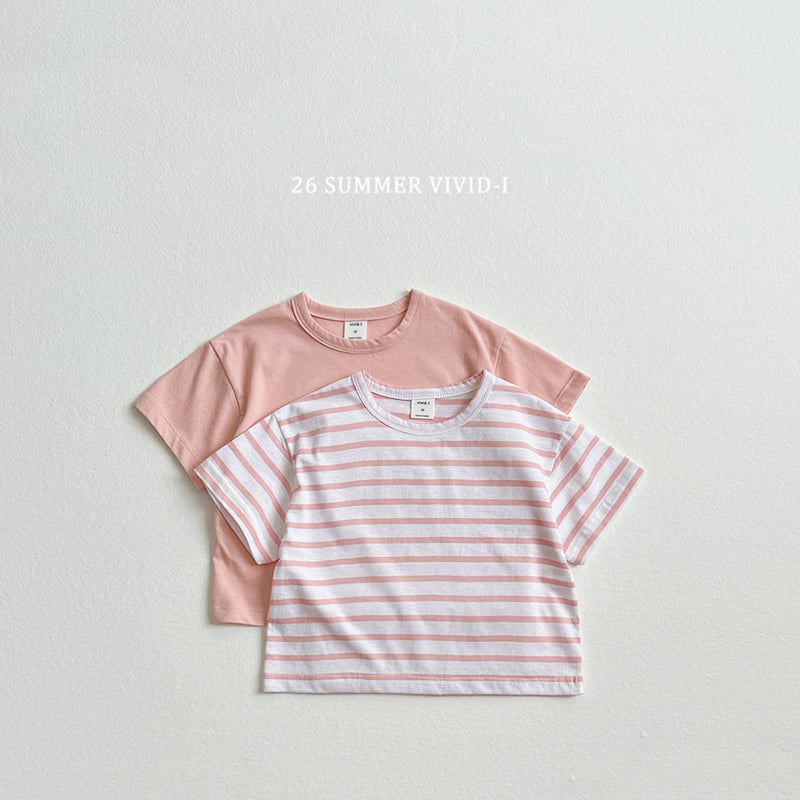 Vivid I - Korean Children Fashion - #littlefashionista - Short Sleeve Tee (set of 2) - 5