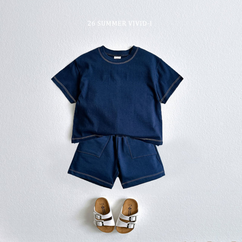 Vivid I - Korean Children Fashion - #littlefashionista - Sweat Stitch Shorts - 9