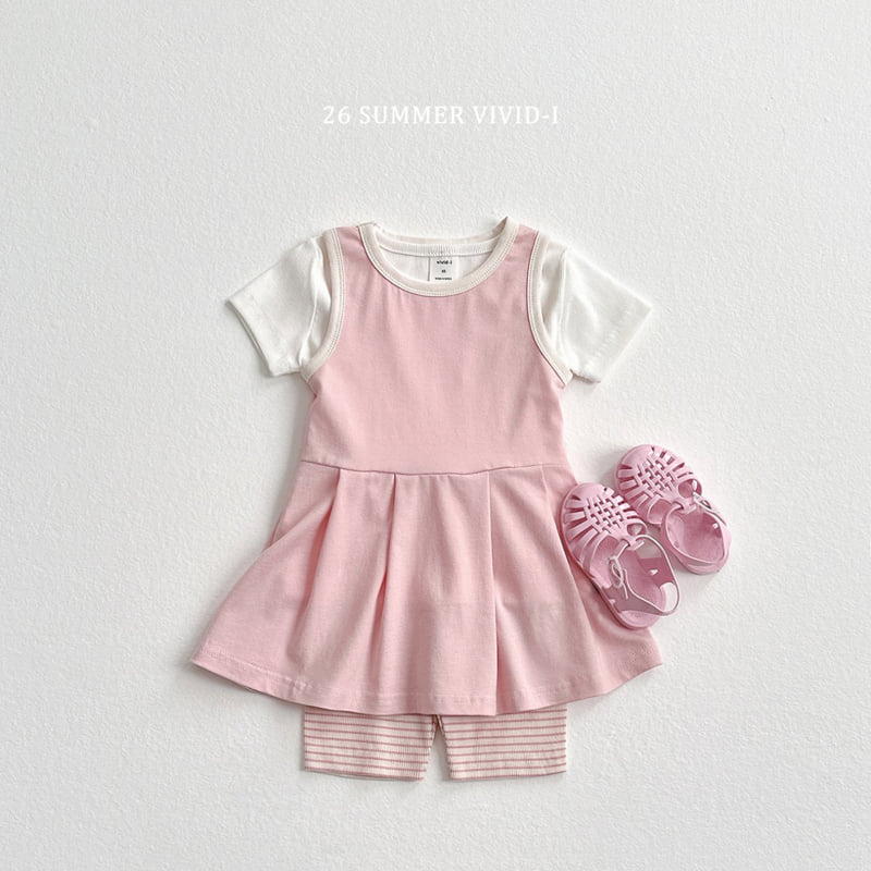 Vivid I - Korean Children Fashion - #littlefashionista - Tennis Sleeveless One-piece - 8