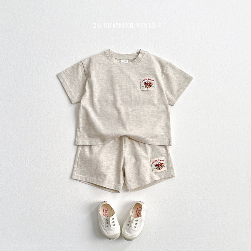 Vivid I - Korean Children Fashion - #Kfashion4kids - Summer Label Set - 4
