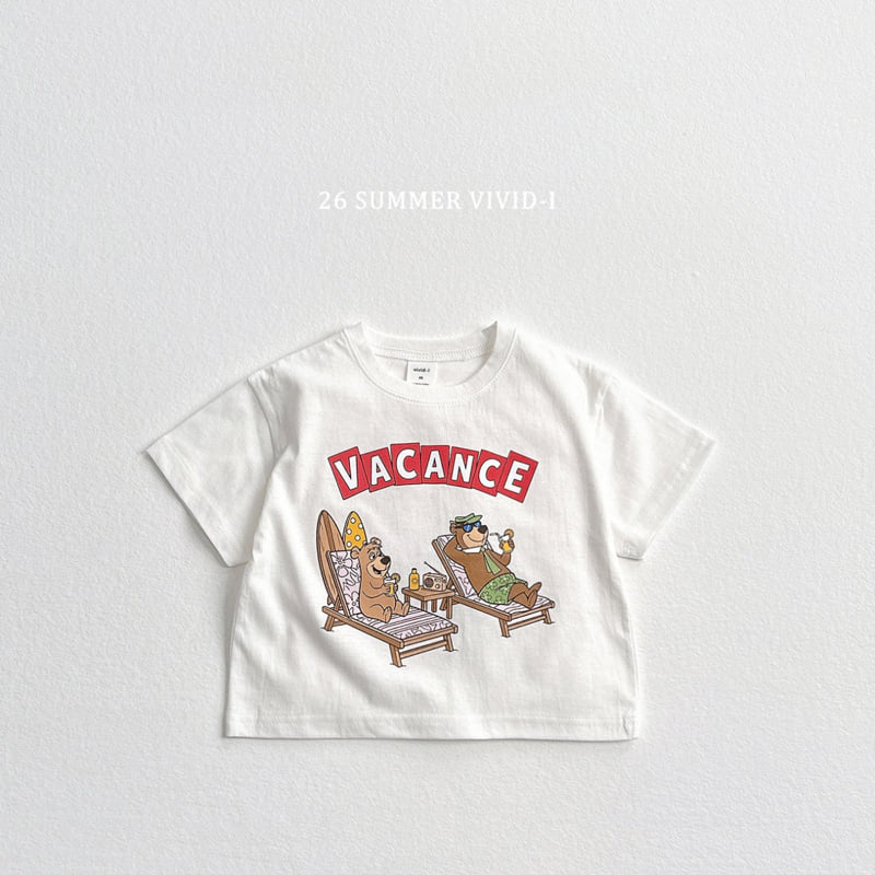 Vivid I - Korean Children Fashion - #Kfashion4kids - Vacation Bear Tee - 4