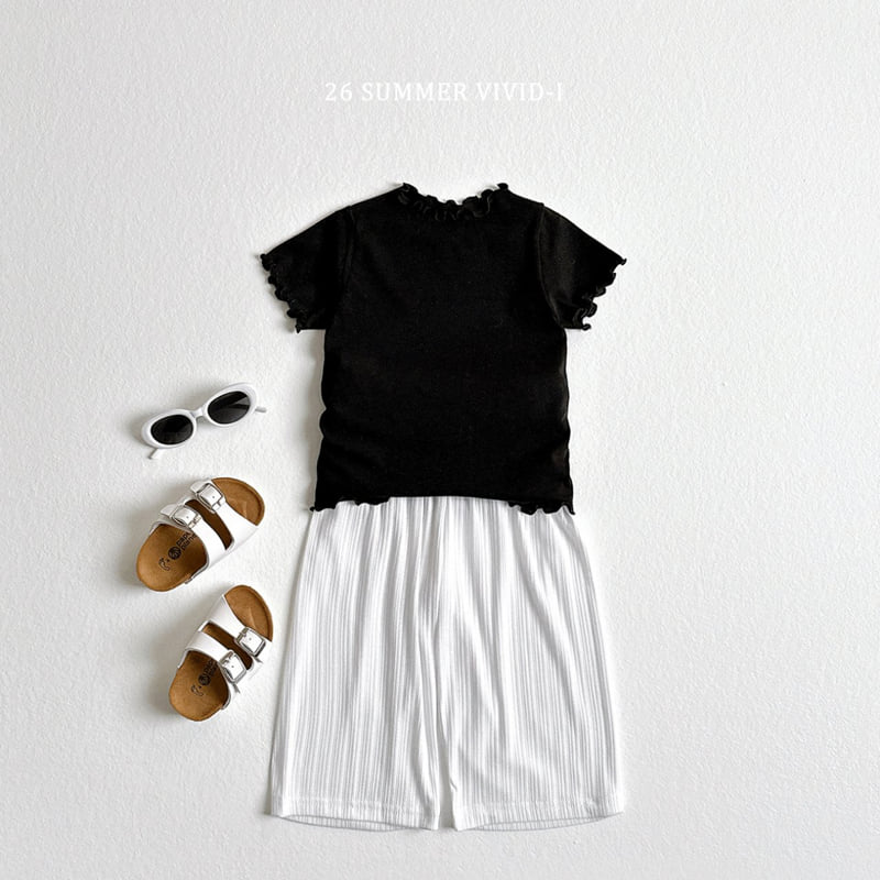 Vivid I - Korean Children Fashion - #littlefashionista - Essential Frill Tee - 11
