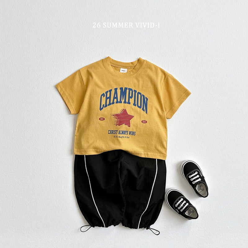 Vivid I - Korean Children Fashion - #magicofchildhood - Champion Short Sleeve Tee - 8