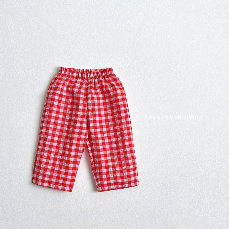Vivid I - Korean Children Fashion - #magicofchildhood - Check Pants - 5