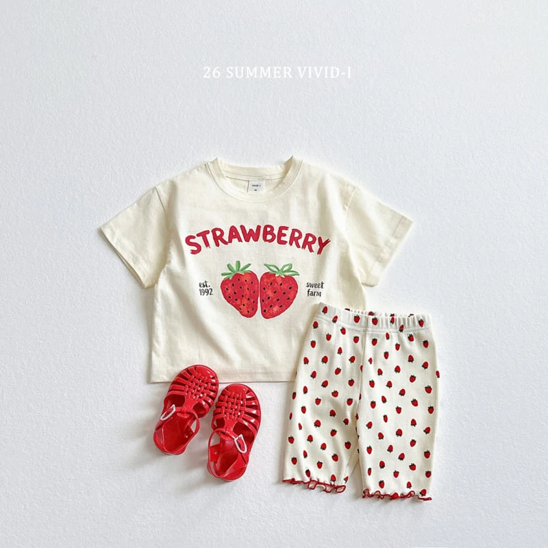 Vivid I - Korean Children Fashion - #magicofchildhood - Check Fruit Set - 9