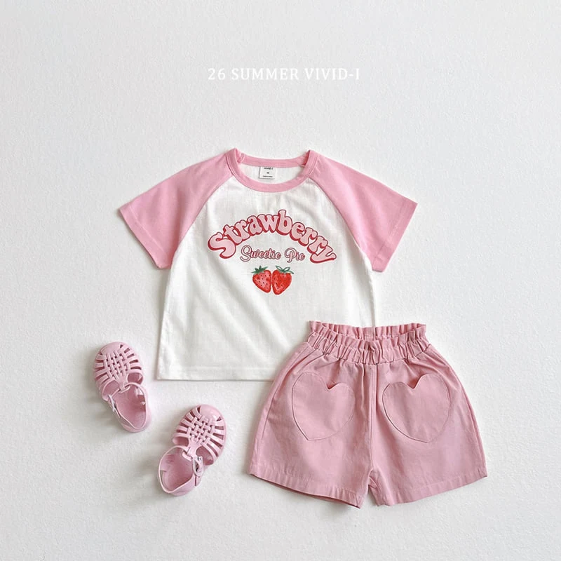 Vivid I - Korean Children Fashion - #magicofchildhood - Heart Pocket Shorts - 6