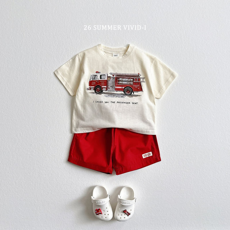 Vivid I - Korean Children Fashion - #magicofchildhood - Vintage Car Short Sleeve Tee - 11