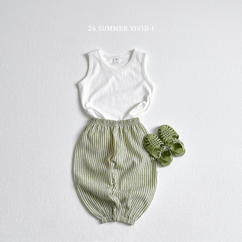 Vivid I - Korean Children Fashion - #magicofchildhood - Vertical Yoru Loose Pants - 10