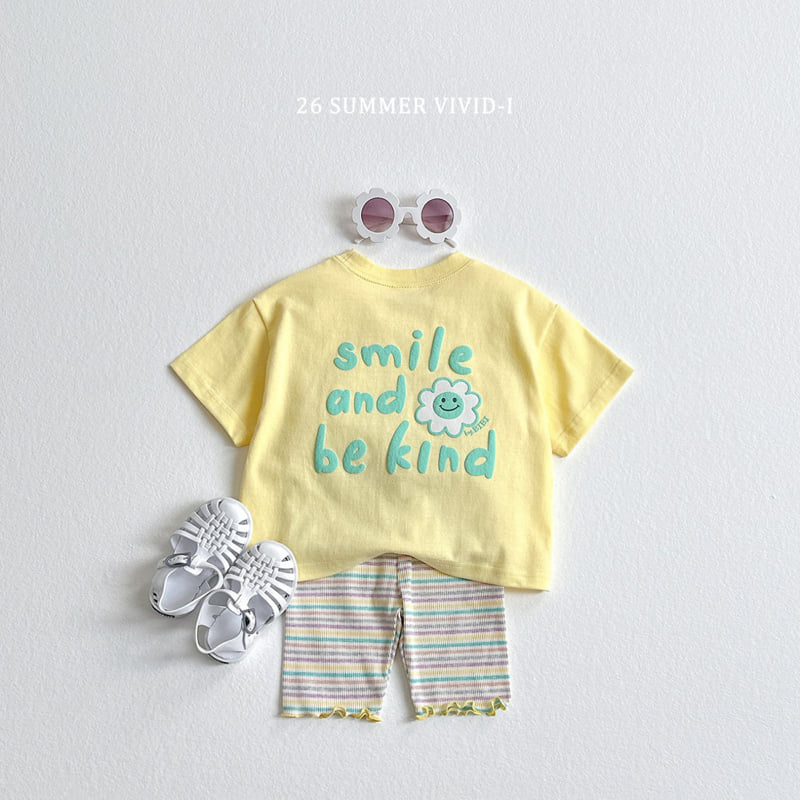 Vivid I - Korean Children Fashion - #magicofchildhood - Smile Embossed Set - 11