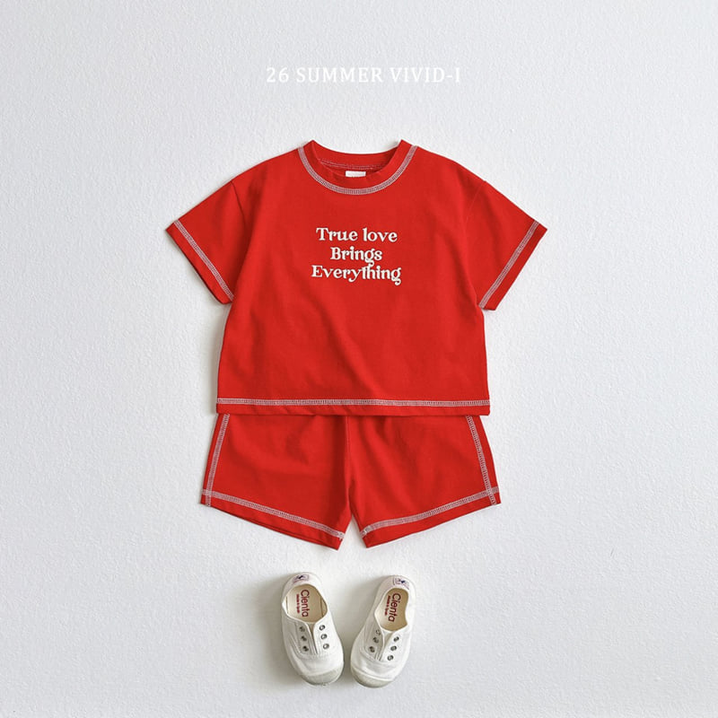 Vivid I - Korean Children Fashion - #magicofchildhood - Summer Stitch Set - 7