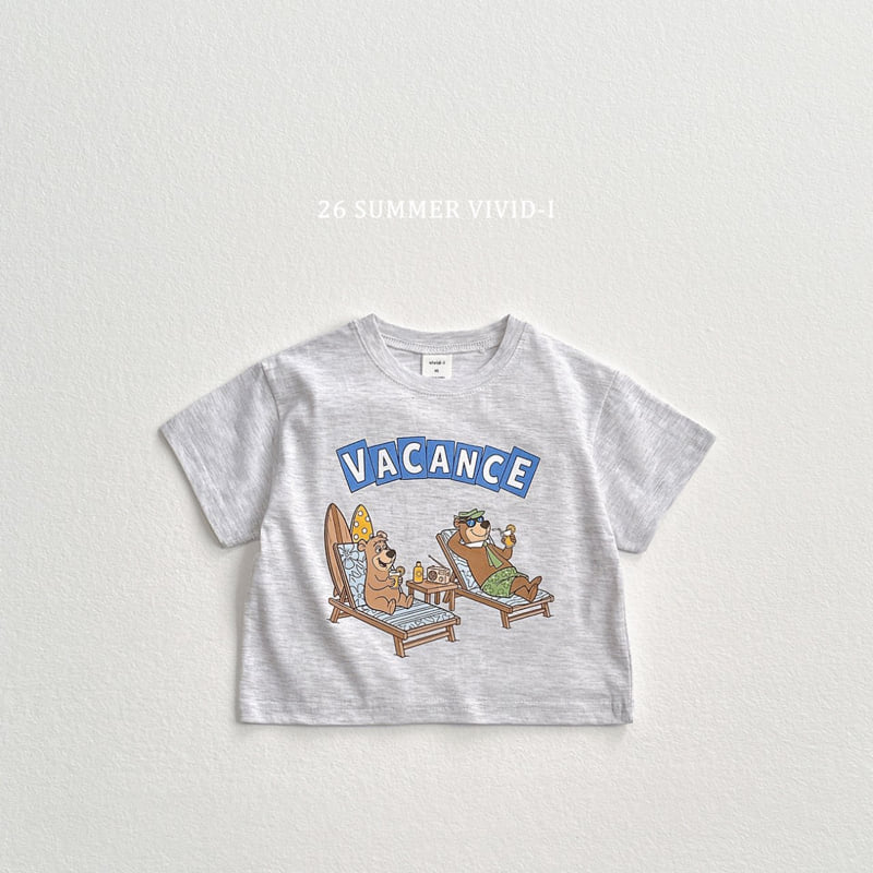 Vivid I - Korean Children Fashion - #magicofchildhood - Vacation Bear Tee - 5