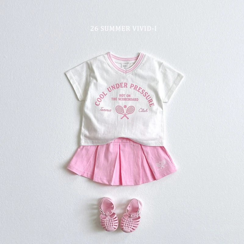 Vivid I - Korean Children Fashion - #littlefashionista - V-Neck Tennis Set - 4