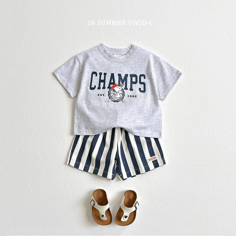 Vivid I - Korean Children Fashion - #magicofchildhood - Baseball Champs Set - 9