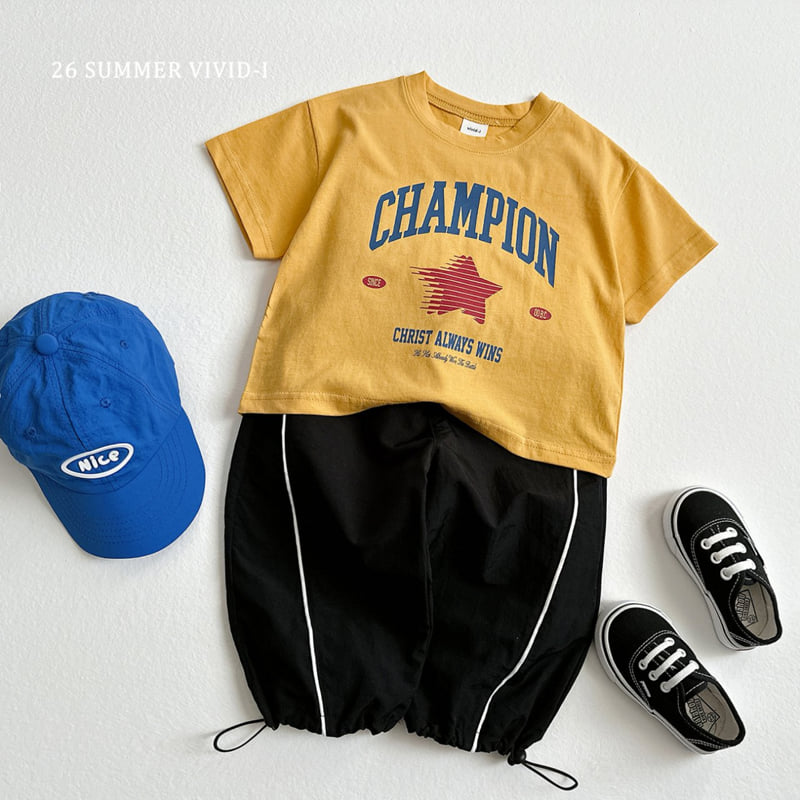 Vivid I - Korean Children Fashion - #minifashionista - Champion Short Sleeve Tee - 9