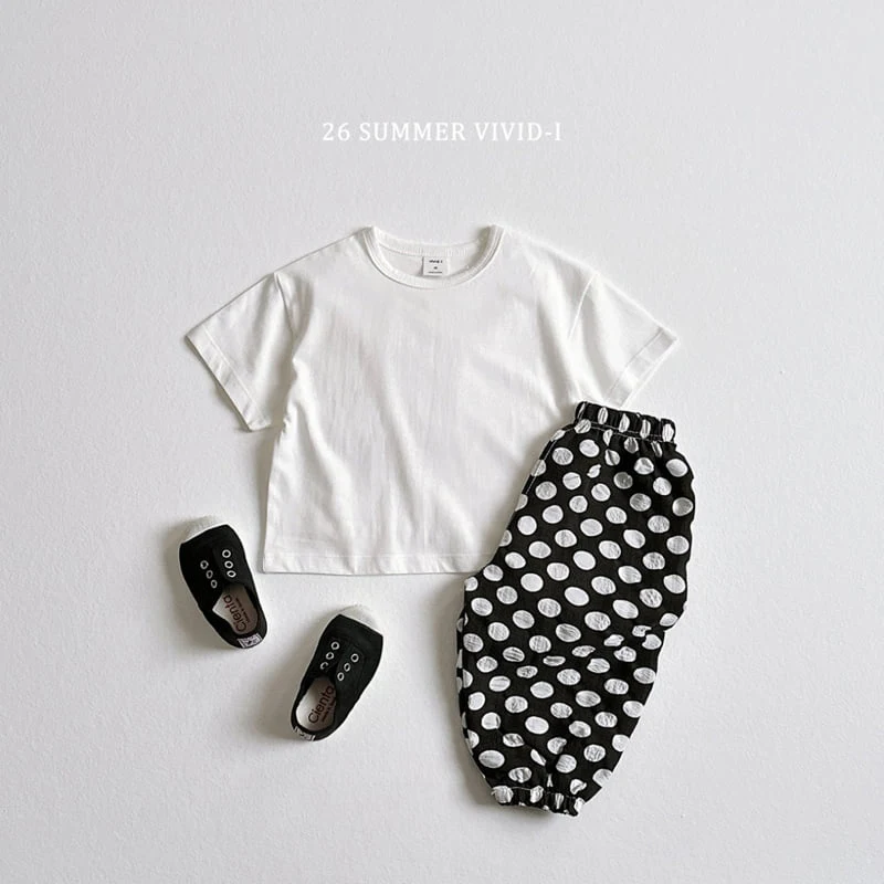 Vivid I - Korean Children Fashion - #minifashionista - Short Sleeve Tee (set of 2) - 7
