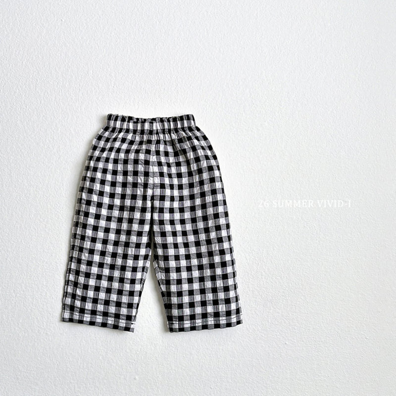 Vivid I - Korean Children Fashion - #minifashionista - Check Pants - 6