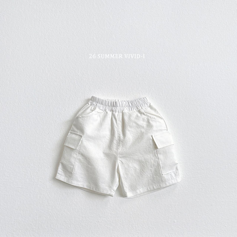 Vivid I - Korean Children Fashion - #minifashionista - Cotton Cargo Shorts - 3