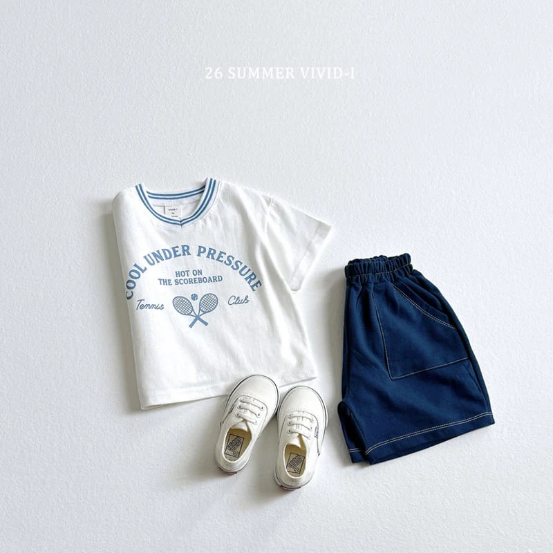 Vivid I - Korean Children Fashion - #minifashionista - Sweat Stitch Shorts - 11