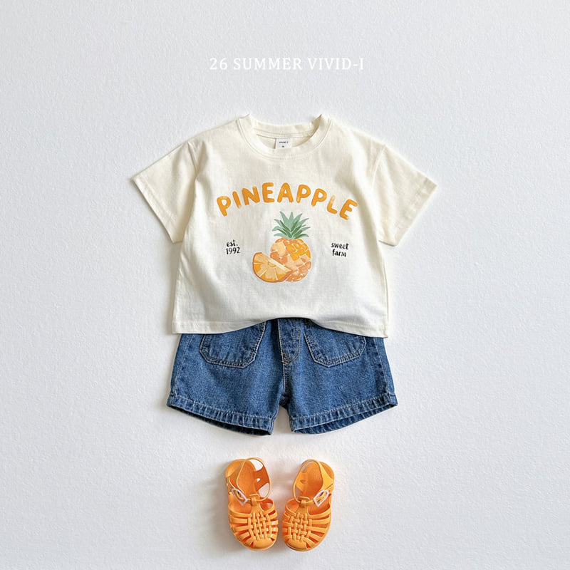 Vivid I - Korean Children Fashion - #minifashionista - Check Fruit Set - 10