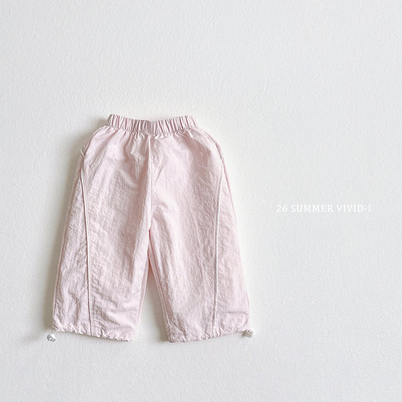 Vivid I - Korean Children Fashion - #minifashionista - Nylon Line Track Pants - 5