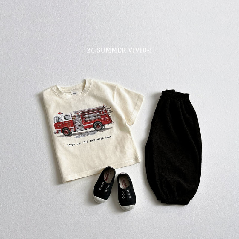 Vivid I - Korean Children Fashion - #minifashionista - Vintage Car Short Sleeve Tee - 12