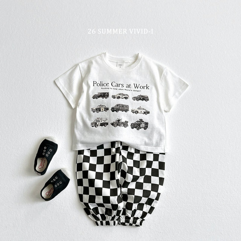 Vivid I - Korean Children Fashion - #minifashionista - Mini Car Short Sleeve Tee - 9