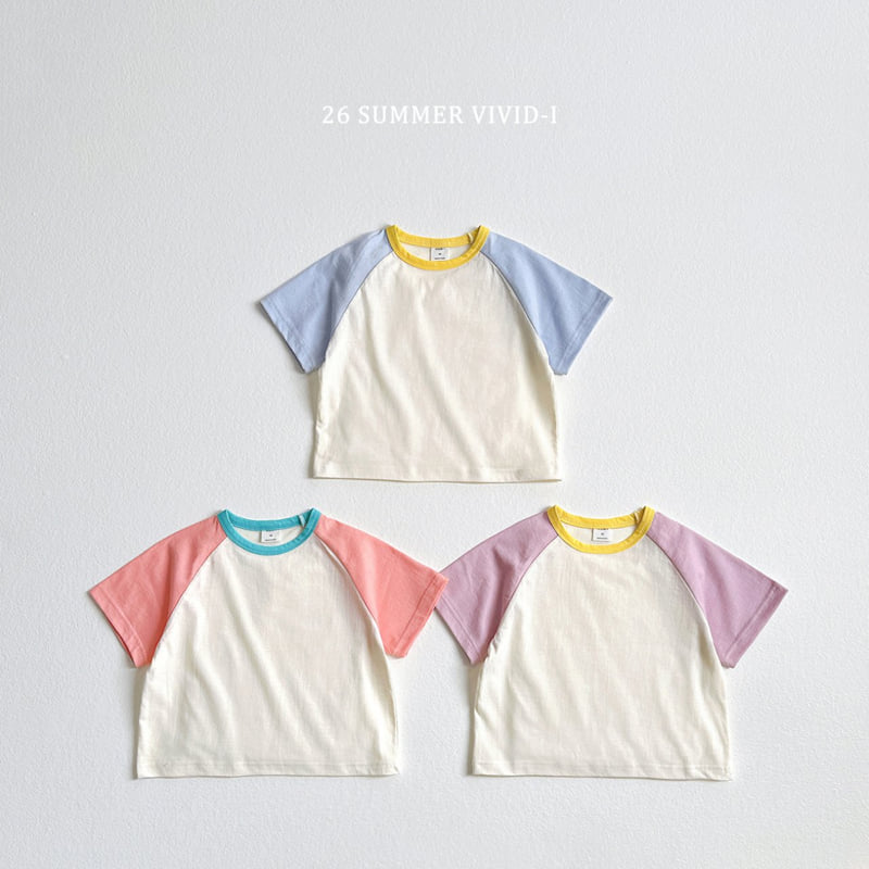 Vivid I - Korean Children Fashion - #minifashionista - Essential Raglan Short Sleeve Tee