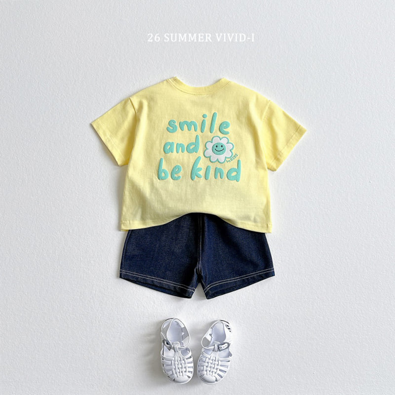 Vivid I - Korean Children Fashion - #minifashionista - Smile Embossed Set - 12