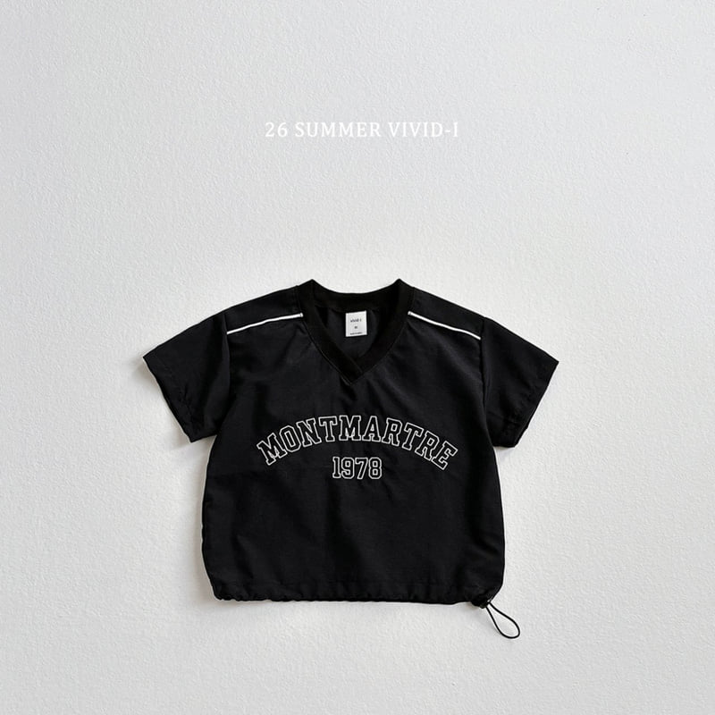 Vivid I - Korean Children Fashion - #minifashionista - Nylon Track Short Sleeve Tee - 7