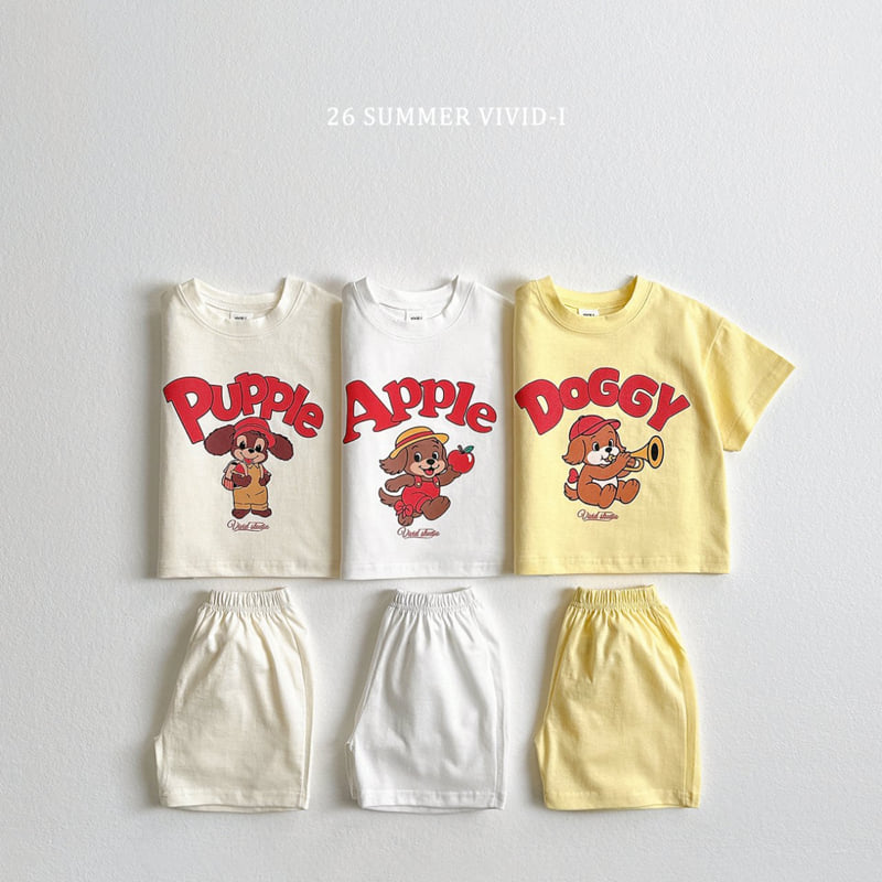 Vivid I - Korean Children Fashion - #minifashionista - Summer Pop Art Set