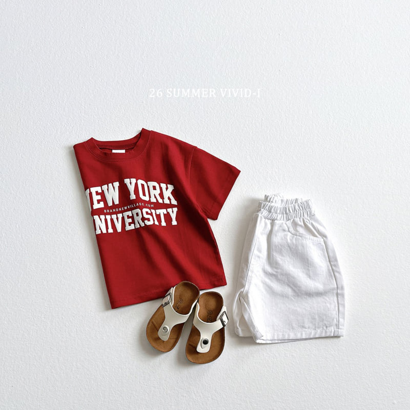 Vivid I - Korean Children Fashion - #minifashionista - Stitch Cotton Shorts - 12