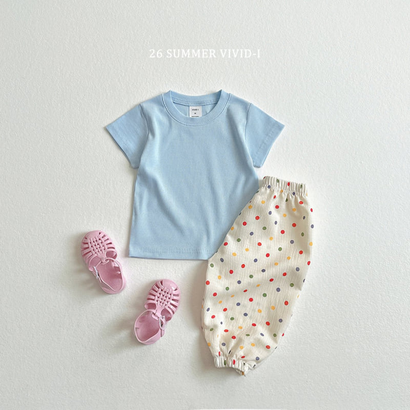 Vivid I - Korean Children Fashion - #prettylittlegirls - Summer Pattern Loose Pants - 9