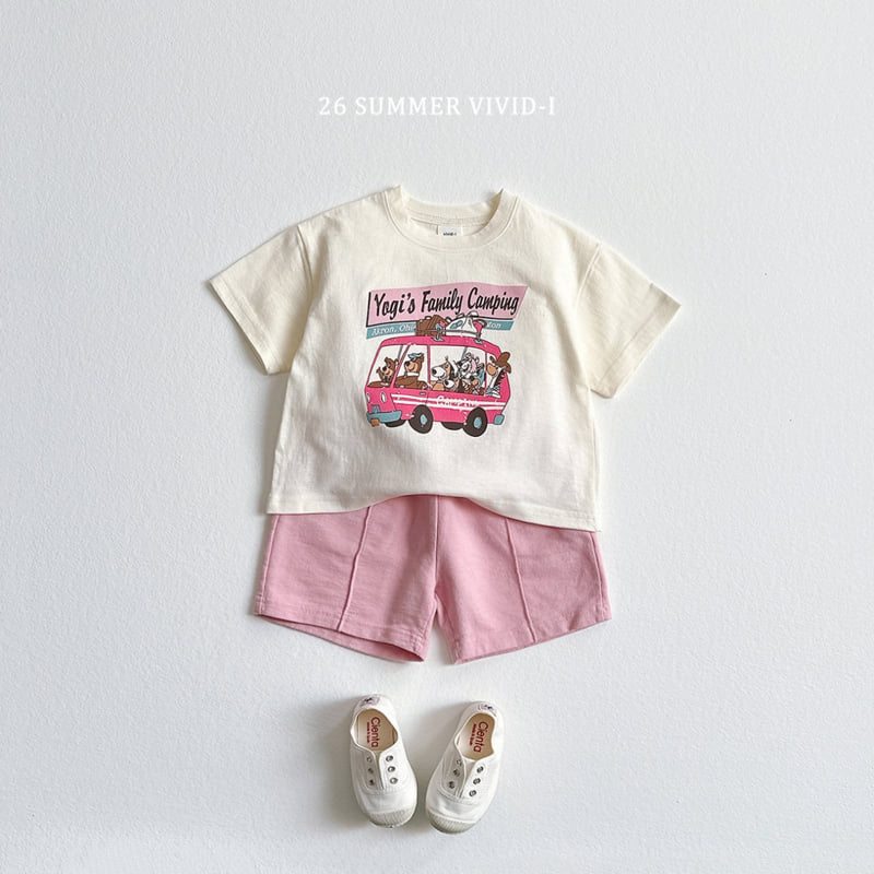 Vivid I - Korean Children Fashion - #prettylittlegirls - Pintuck Sweat Shorts - 5