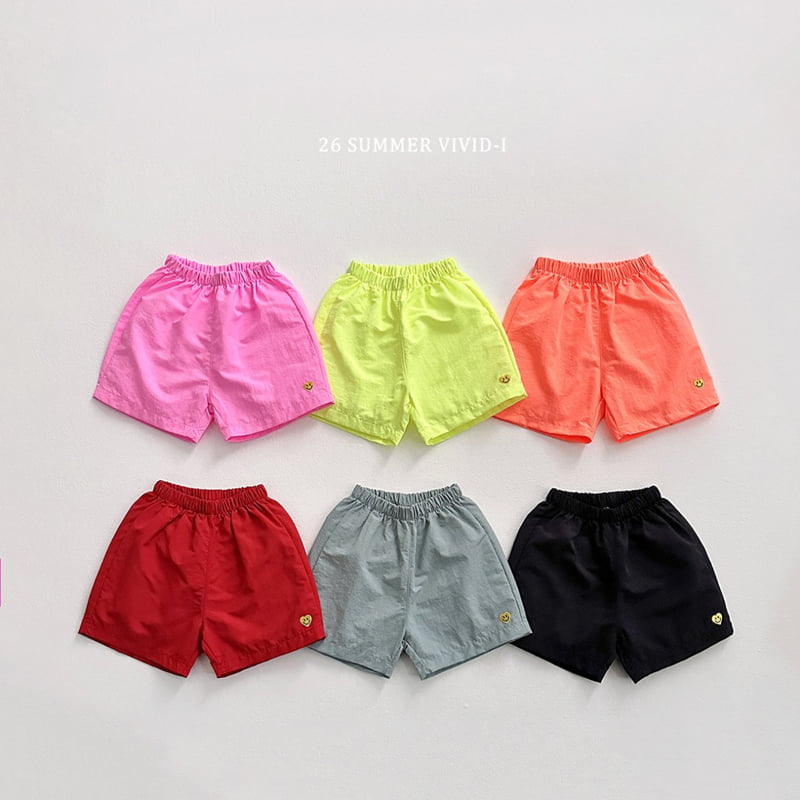 Vivid I - Korean Children Fashion - #prettylittlegirls - Heart Smile Nylon Pants