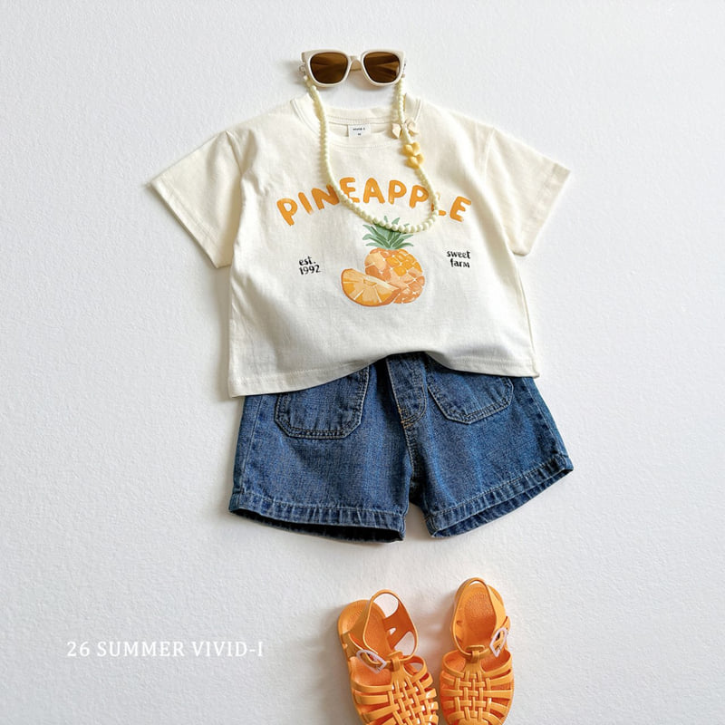 Vivid I - Korean Children Fashion - #prettylittlegirls - Check Fruit Set - 11