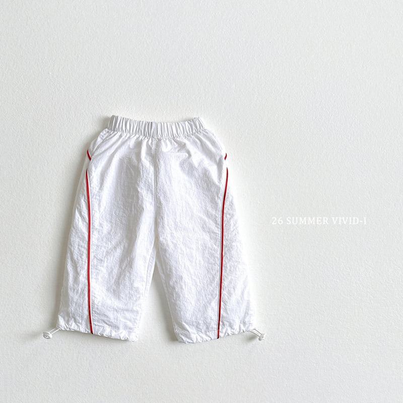 Vivid I - Korean Children Fashion - #prettylittlegirls - Nylon Line Track Pants - 6