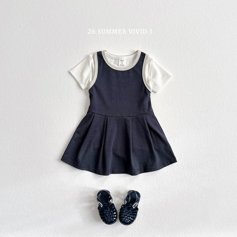 Vivid I - Korean Children Fashion - #prettylittlegirls - Tennis Sleeveless One-piece - 11