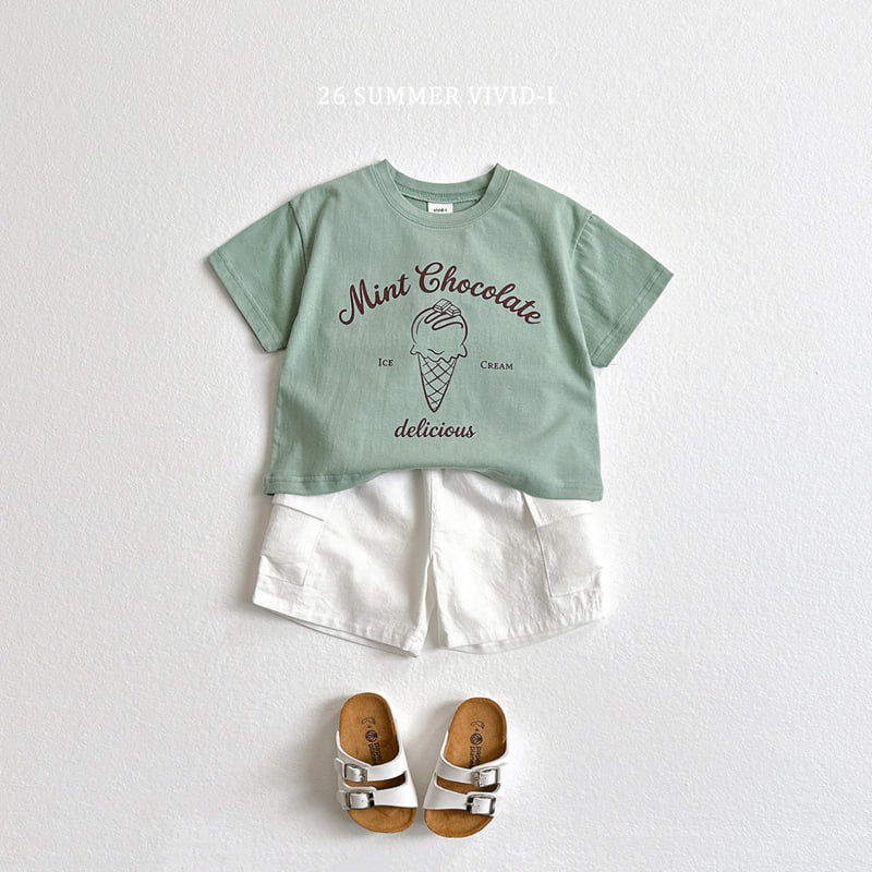 Vivid I - Korean Children Fashion - #prettylittlegirls - Ice Cream Short Sleeve Tee - 11